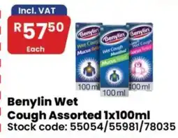 Africa Cash and Carry Benylin Wet Cough Assorted offer
