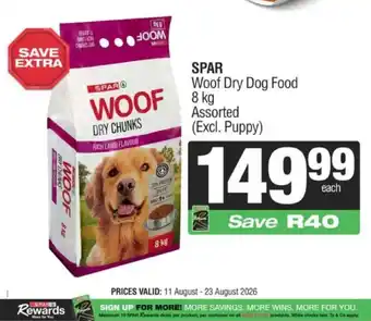 SPAR Woof Dry Dog Food Assorted