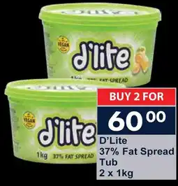 President Hyper D'Lite 37% Fat Spread offer