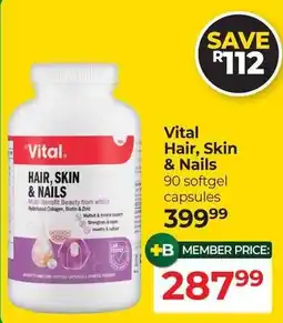 Dis-Chem Vital Hair, Skin & Nails offer