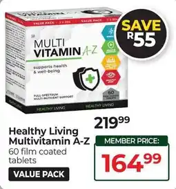 Dis-Chem Healthy Living Multivitamin A-Z offer