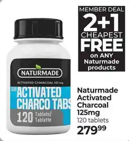Dis-Chem Naturmade Activated Charcoal Tabs offer