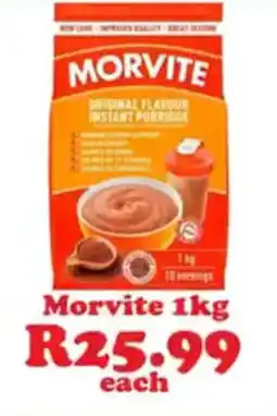 Check Save Morvite Original Flavour Instant Porridge offer