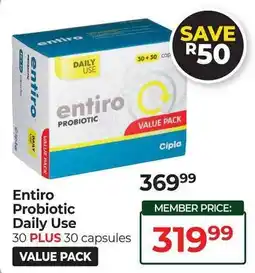 Dis-Chem Entiro Probiotic Daily Use offer