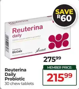 Dis-Chem Reuterina Daily Probiotic offer