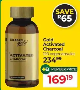 Dis-Chem Dis-Chem gold Activated Charcoal offer