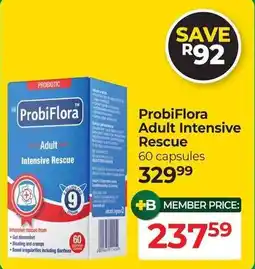 Dis-Chem ProbiFlora Adult Intensive Rescue offer