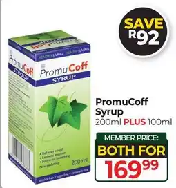 Dis-Chem PromuCoff Syrup offer