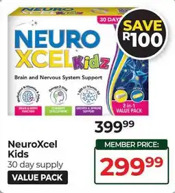 Dis-Chem NeuroXcel Kids offer