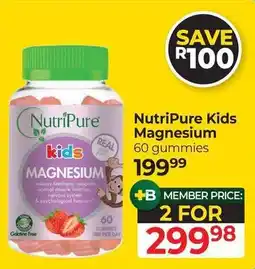 Dis-Chem NutriPure Kids Magnesium offer