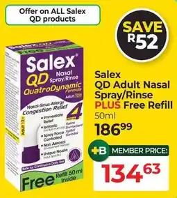Dis-Chem Salex QD Nasal Spray/Rinse offer