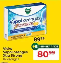 Dis-Chem Vicks VapoLozenges Xtra Strong offer