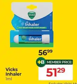 Dis-Chem Vicks Inhaler offer