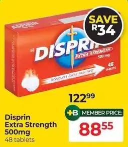 Dis-Chem Disprin Extra Strength 500mg offer