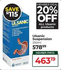 Dis-Chem Ulsanic Suspension offer