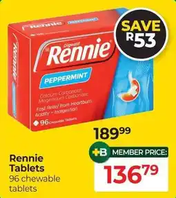 Dis-Chem Rennie Tablets offer