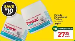 Dis-Chem Panado Paracetamol Tablets offer