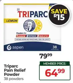 Dis-Chem Triparc Pain Relief Powder offer