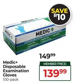 Dis-Chem Medic+ Disposable Examination Gloves offer