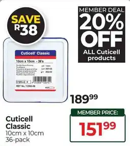 Dis-Chem Cuticell Classic offer