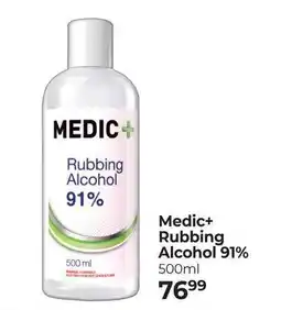 Dis-Chem Medic+ Rubbing Alcohol 91% offer