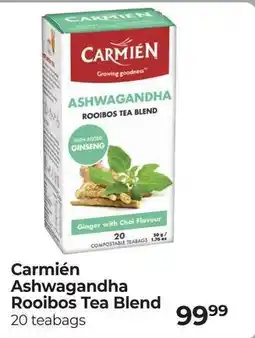 Dis-Chem Carmiën Ashwagandha Rooibos Tea Blend offer