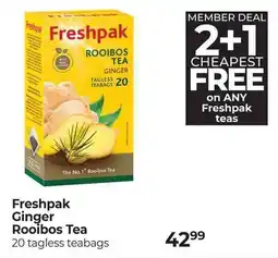 Dis-Chem Freshpak Ginger Rooibos Tea offer
