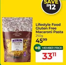 Dis-Chem Lifestyle Food Gluten Free Macaroni Pasta offer