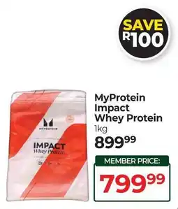 Dis-Chem MyProtein Impact Whey Protein offer