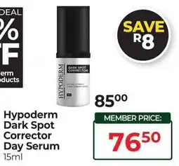 Dis-Chem Hypoderm Dark Spot Corrector Day Serum offer