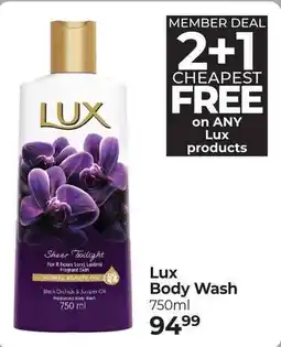 Dis-Chem Lux Body Wash offer