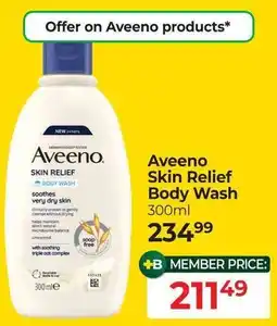Dis-Chem Aveeno Skin Relief Body Wash offer
