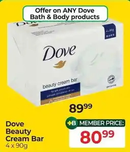 Dis-Chem Dove Beauty Cream Bar offer