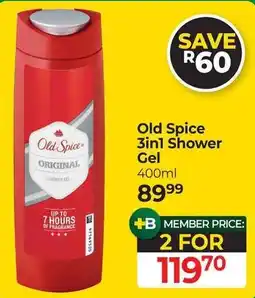 Dis-Chem Old Spice 3in1 Shower Gel offer