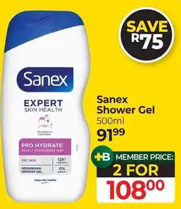 Dis-Chem Sanex Shower Gel offer