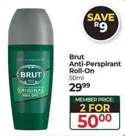 Dis-Chem Brut Anti-Perspirant Roll-On offer