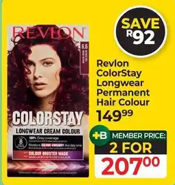 Dis-Chem Revlon ColorStay Longwear Permanent Hair Colour offer