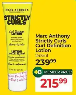 Dis-Chem Marc Anthony Strictly Curls Curl Definition Lotion offer