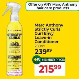 Dis-Chem Marc Anthony Strictly Curls Curl Envy Leave-in Conditioner offer