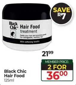 Dis-Chem Black Chic Hair Food treatment offer