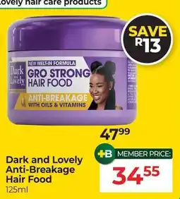 Dis-Chem Dark and Lovely Anti-Breakage Hair Food offer