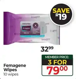 Dis-Chem Femagene Wipes offer