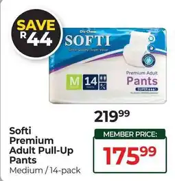 Dis-Chem Softti Premium Adult Pull-Up Pants offer