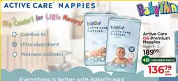 Dis-Chem Active Care Nappies offer