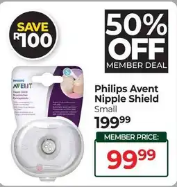 Dis-Chem Philips Avent Nipple Shield Small offer