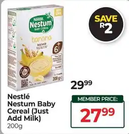 Dis-Chem Nestlé Nestum Baby Cereal (Just Add Milk) offer