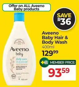 Dis-Chem Aveeno baby daily care offer