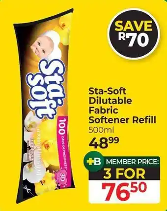 Sta-Soft Dilutable Fabric Softener Refill