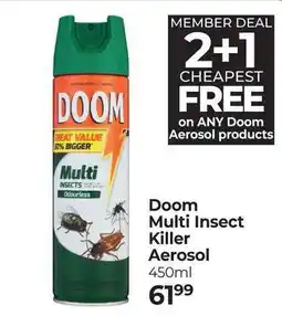 Dis-Chem Doom Multi Insect Killer Aerosol offer