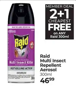 Dis-Chem Raid Multi Insect Repellent Aerosol offer